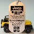 Jeep 4x4 Travel Bug tag